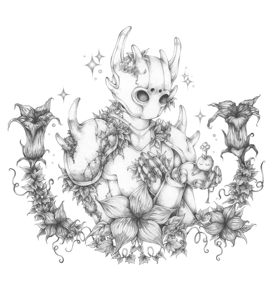 Illustration réalisée pour le logo de L'Âtrelierre.